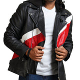 13 Reasons Why Zach Dempsey Striped Hooded Jacket