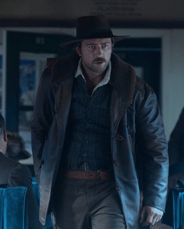 1923 Spencer Dutton Leather Coat