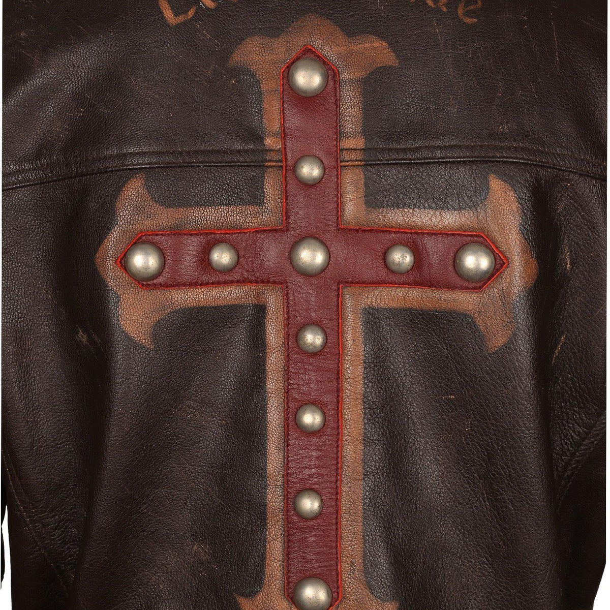 Men's Biker Gothic Leather Jacket