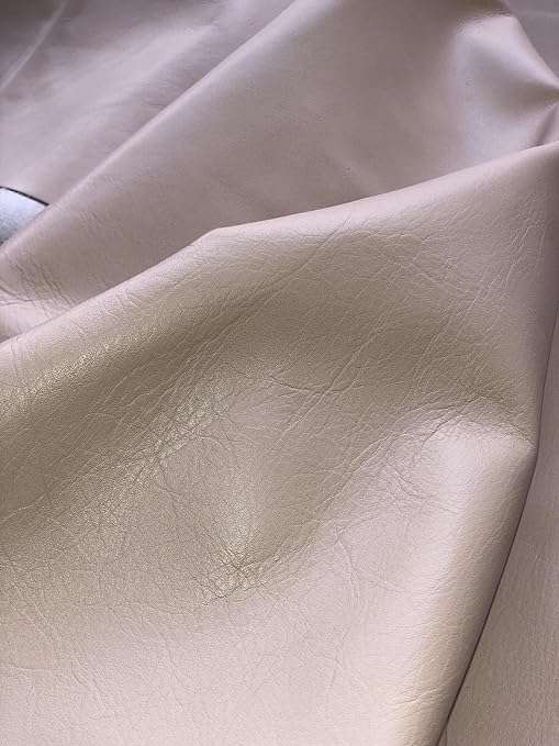 Beige Top Grain Cowhide Upholstery Hide, showing consistent beige finish