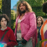 A Minecraft Movie Jason Momoa Pink Leather Jacket