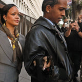 A$AP Rocky Hooded Leather Jacket