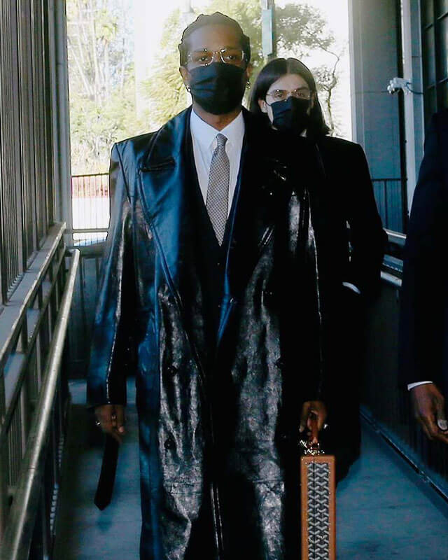 A$AP Rocky Leather Coat
