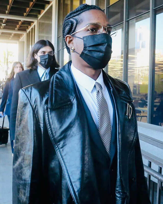 A$AP Rocky Leather Coat