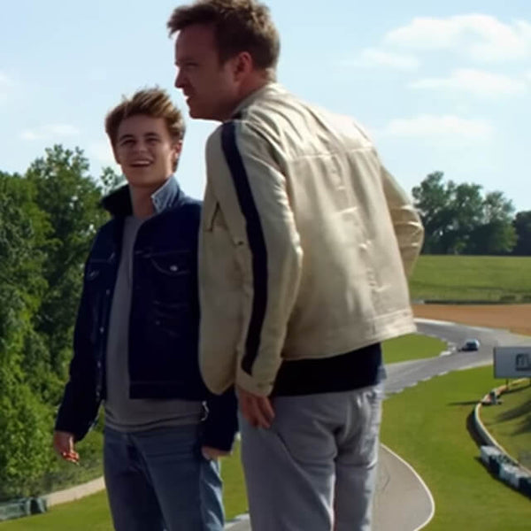 Aaron Paul Need for Speed Leather Jacket