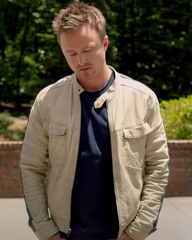 Aaron Paul Need for Speed Leather Jacket