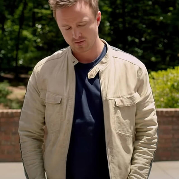 Aaron Paul Need for Speed Leather Jacket
