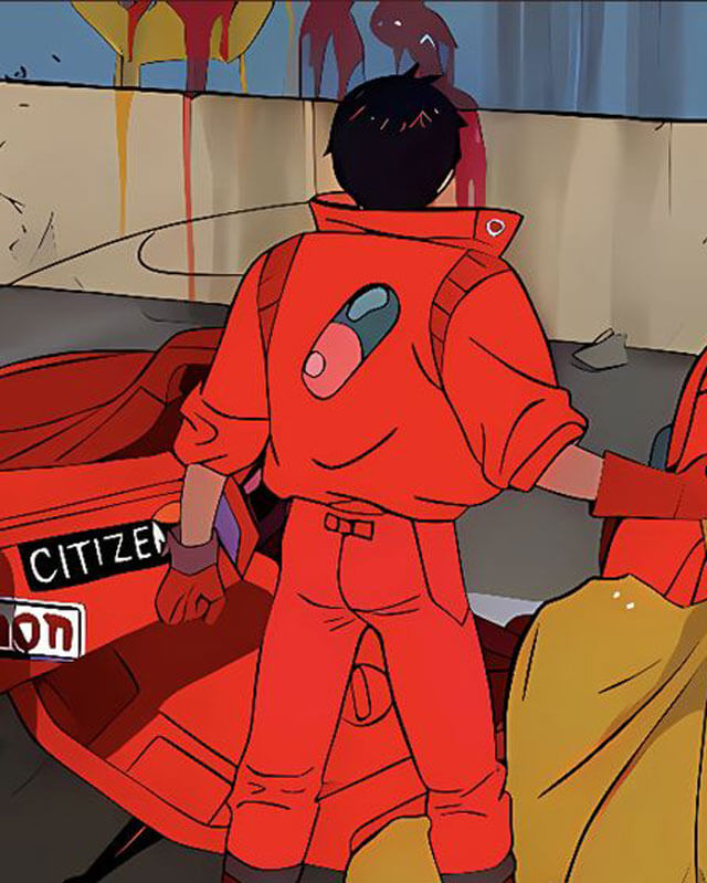 Akira Shotaro Kaneda Leather Jacket