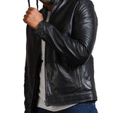 American Flag Skull Leather Jacket