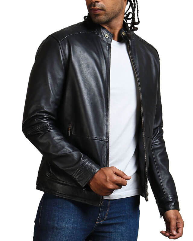 American Flag Skull Leather Jacket