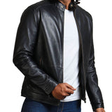 American Flag Skull Leather Jacket