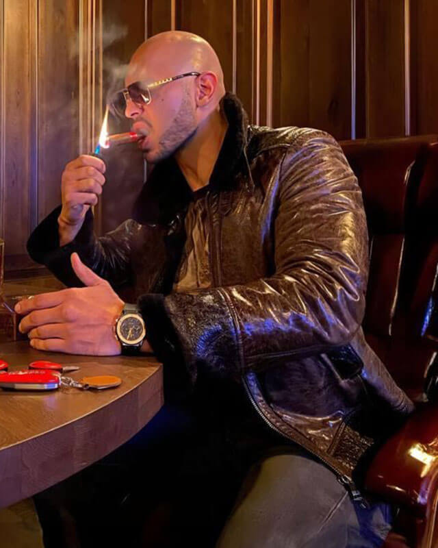 Cobra Andrew Tate Brown Shearling Leather Jacket