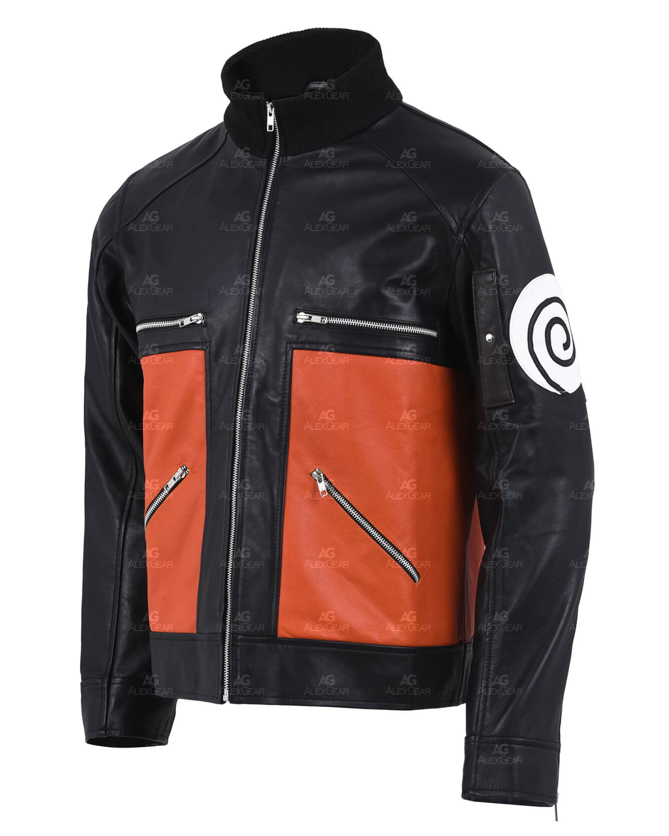 Naruto Shippuden Black and Orange Jacket