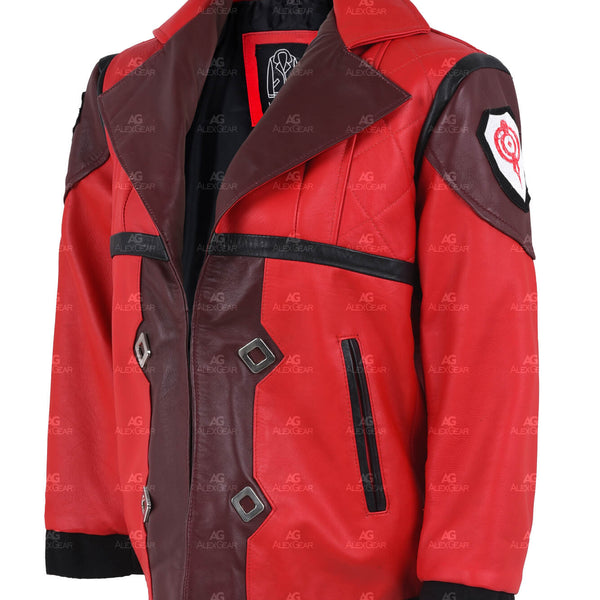 Arcane Vi LoL Red Cosplay Leather Jacket