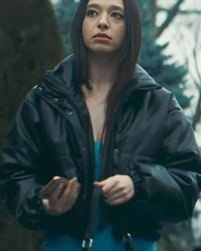 Anora Ani Black Leather Jacket