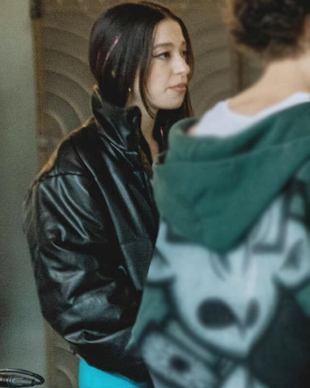 Anora Ani Black Leather Jacket