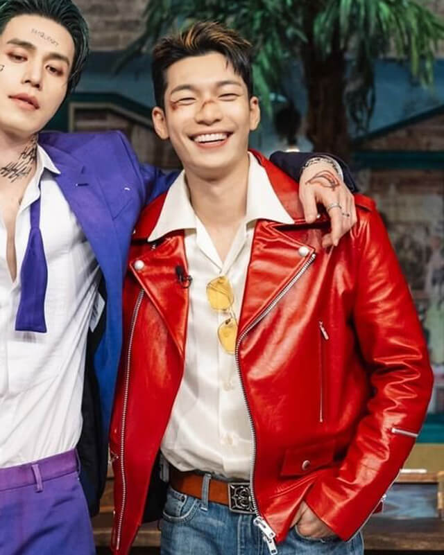 Bad and Crazy Wi Ha-joon Biker Leather Jacket