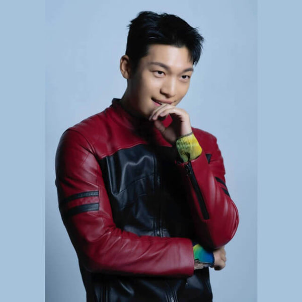 Wi Ha-joon Bad and Crazy Leather Jacket