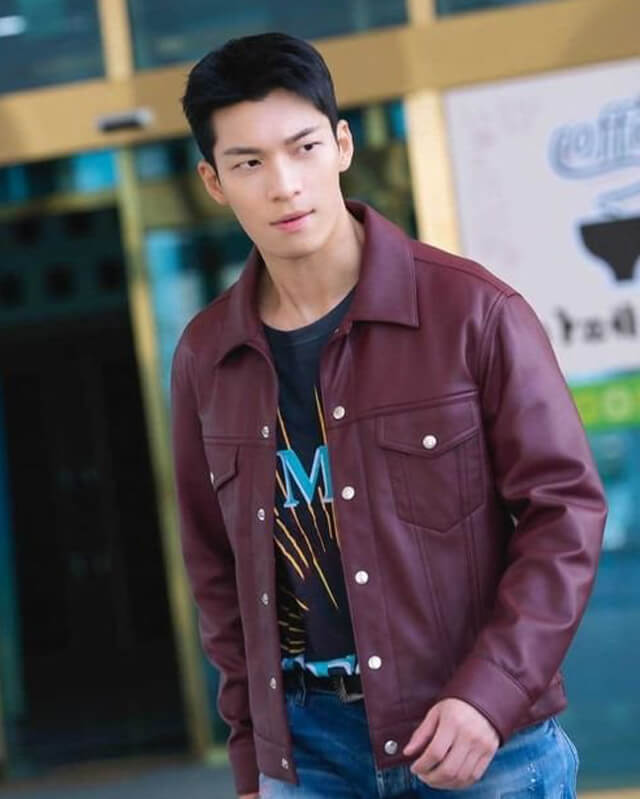 Wi Ha-joon Bad and Crazy Trucker Leather Jacket