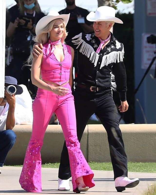 Barbie Ryan Gosling Black Cowboy Jacket