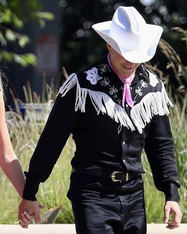 Barbie Ryan Gosling Black Cowboy Jacket