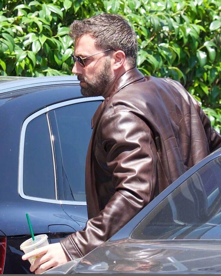 Ben Affleck Brown Leather Jacket