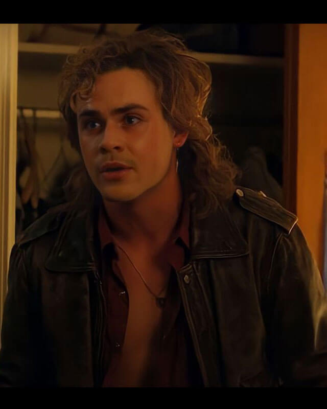 Stranger Things Dacre Montgomery Leather Jacket S02