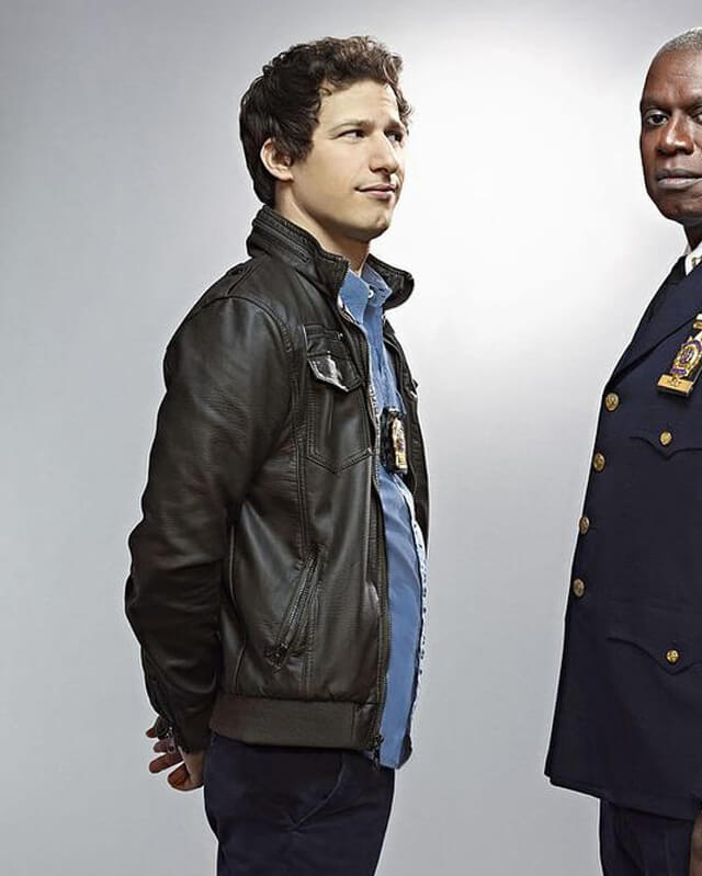 Brooklyn Nine-Nine Detective Jake Peralta Bomber Leather Jacket