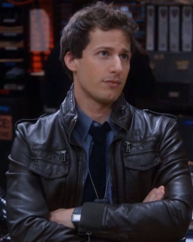 Brooklyn Nine-Nine Detective Jake Peralta Bomber Leather Jacket