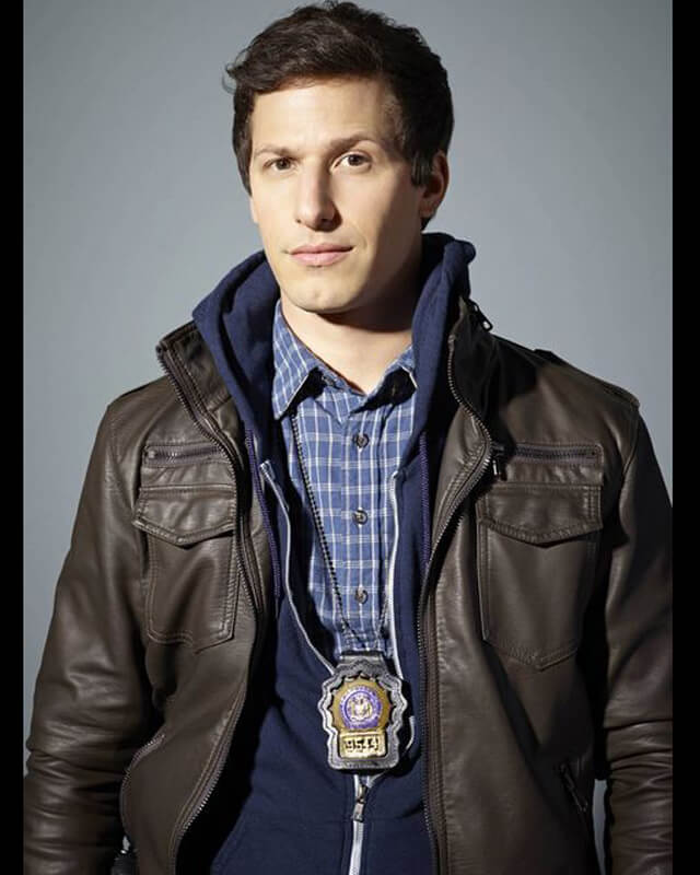 Brooklyn Nine-Nine Detective Jake Peralta Bomber Leather Jacket