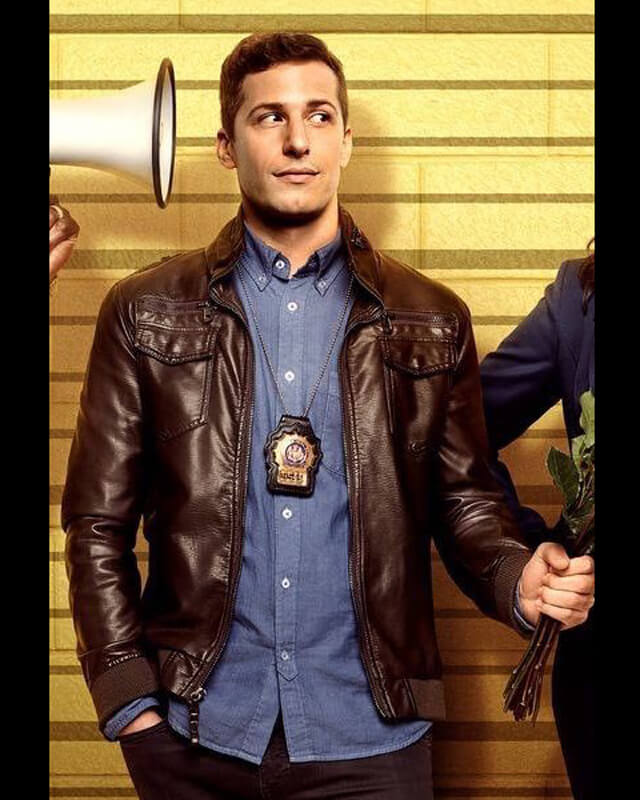 Brooklyn Nine-Nine Detective Jake Peralta Bomber Leather Jacket