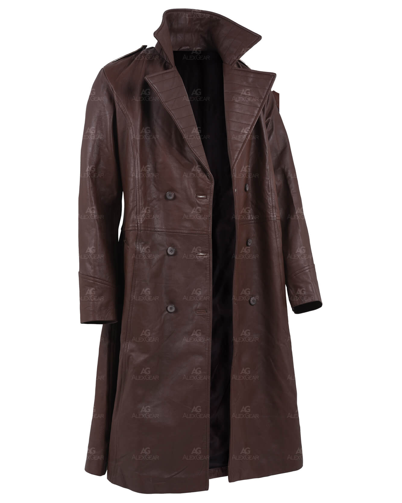 Gambit Brown Leather Coat