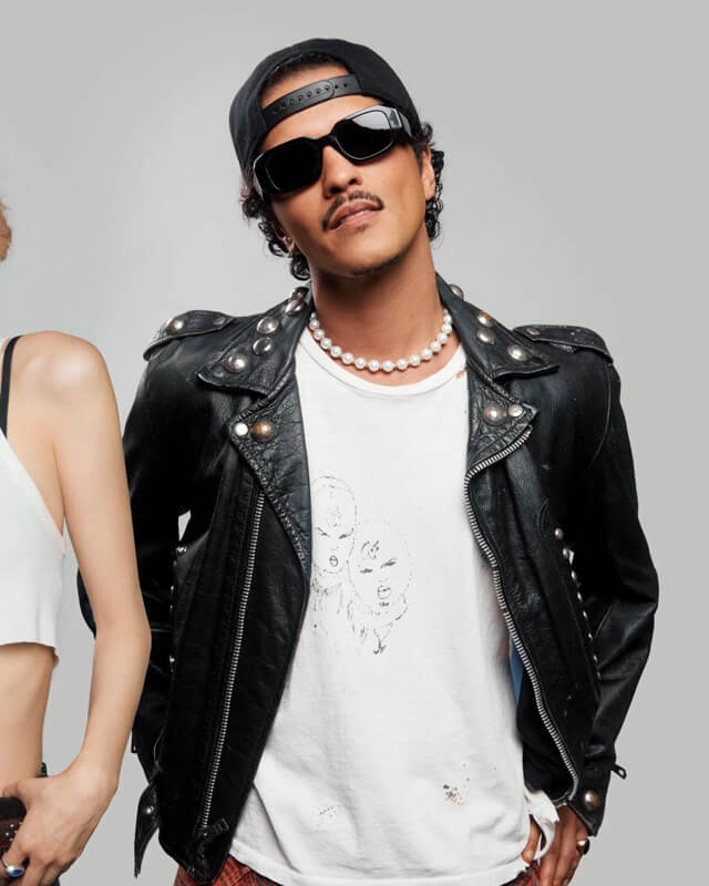 Bruno Mars Apt Biker Leather Jacket