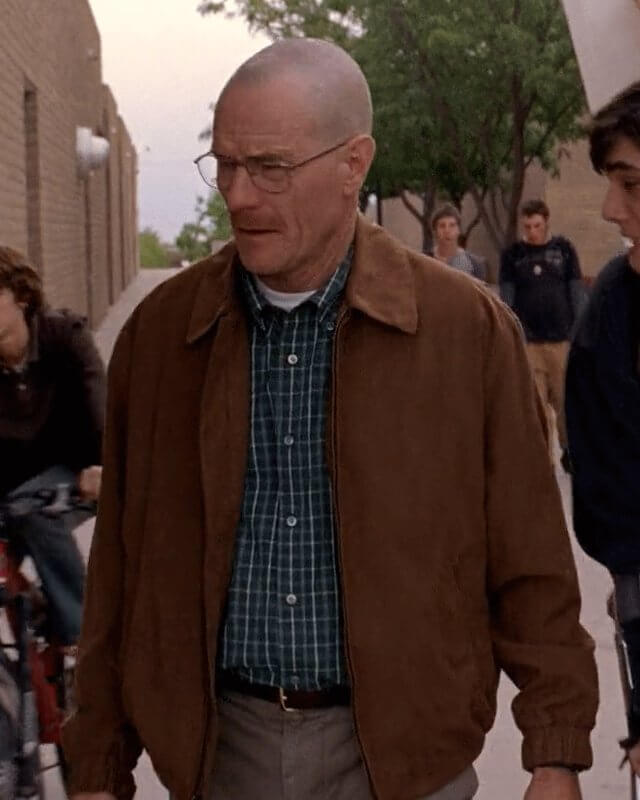 Walter White Breaking Bad Brown Bomber Jacket