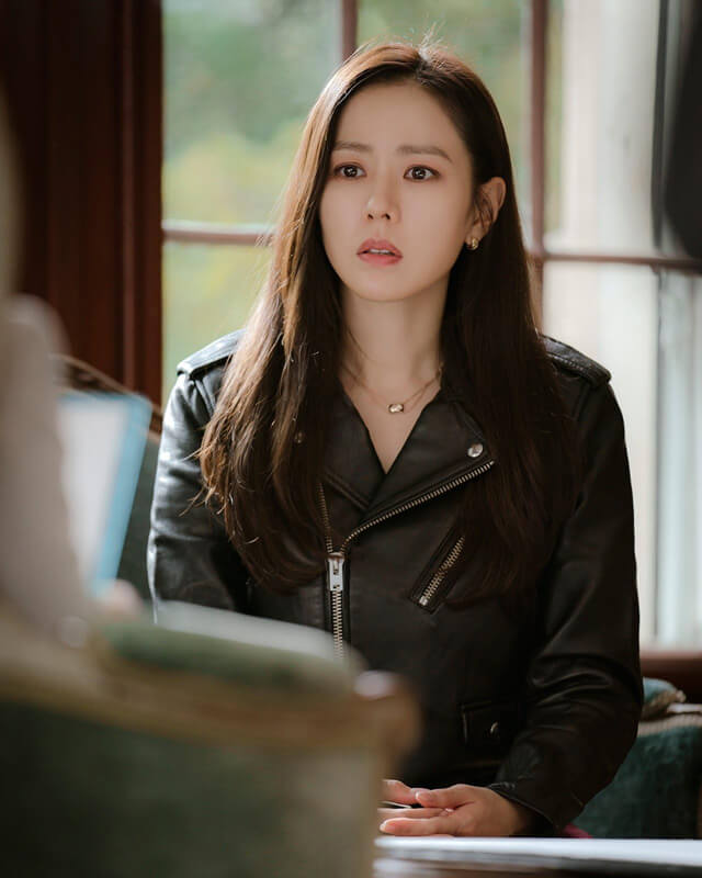 Crash Landing on You Son Ye-jin Biker Leather Jacket