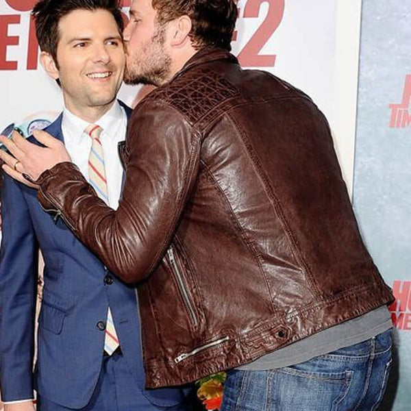 Chris Pratt Brown Leather Jacket