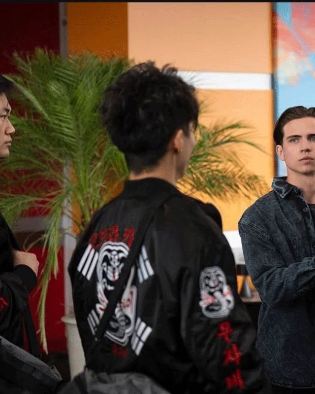 Cobra Kai Bomber Leather Jacket S06