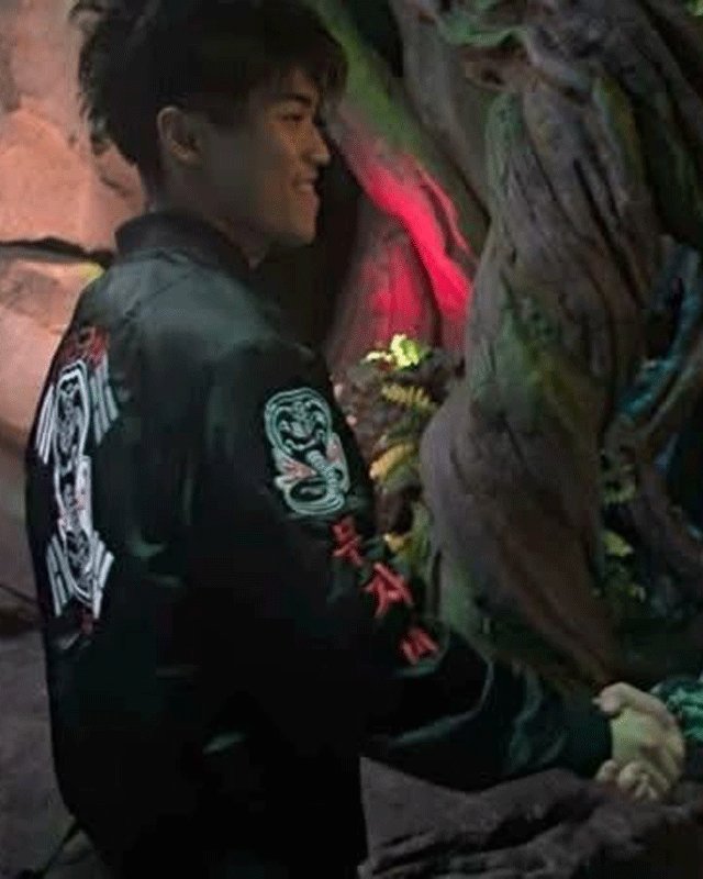 Cobra Kai Bomber Leather Jacket S06