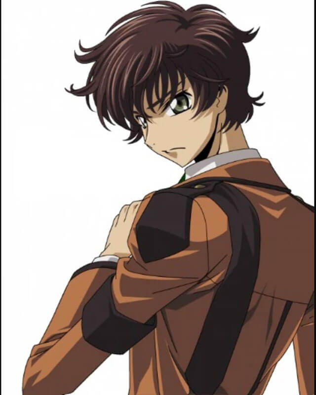 Code Geass Suzaku Kururugi Brown jacket