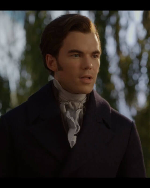 Colin Dark Blue Tailcoat Bridgerton S03