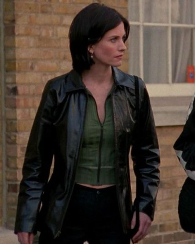 Friends Monica Black Leather Jacket