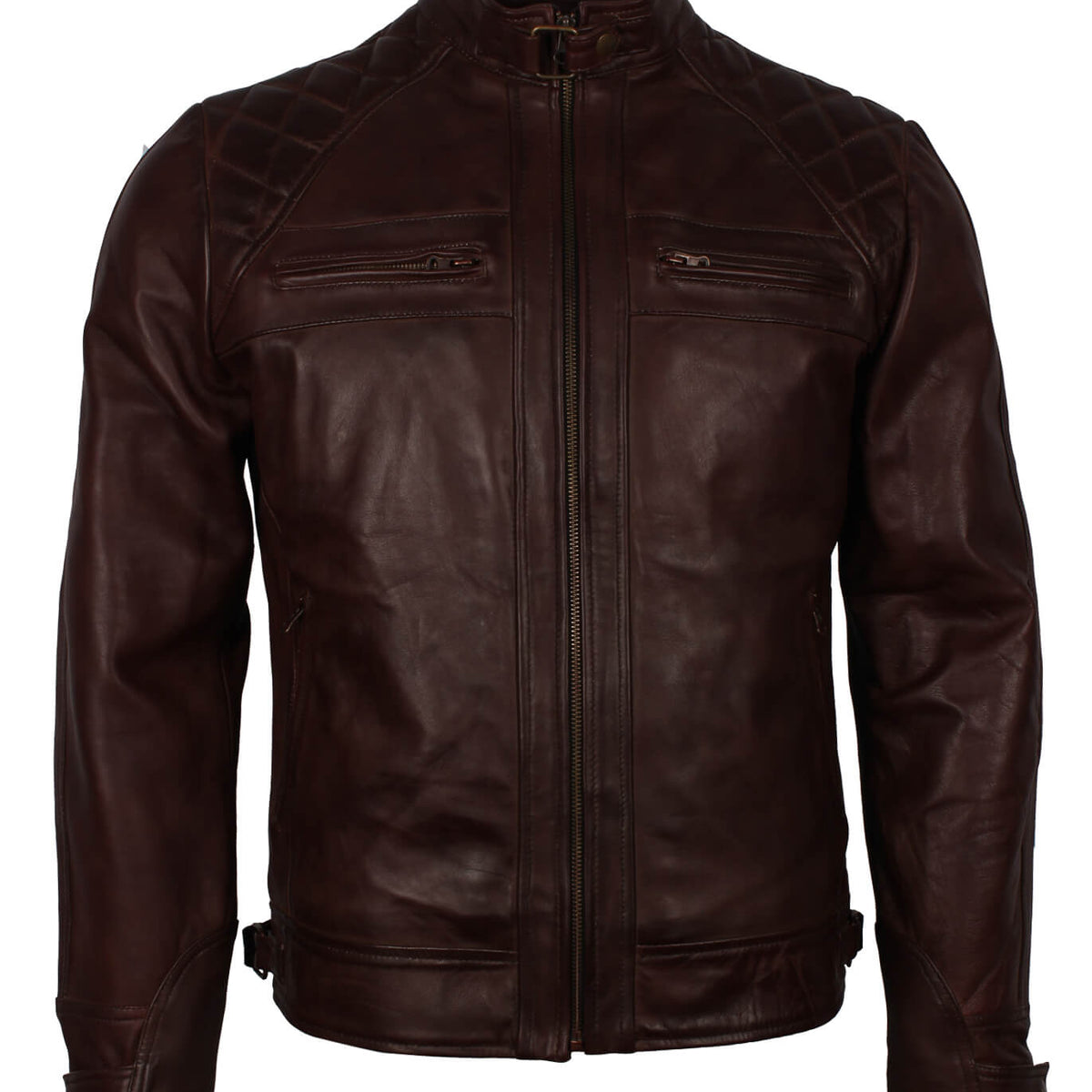 Dark Brown Motorcycle Leather Jacket