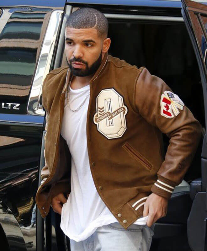 Drake Brown Varsity Jacket