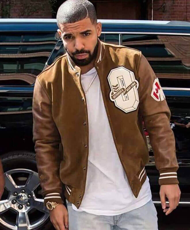 Drake Brown Varsity Jacket