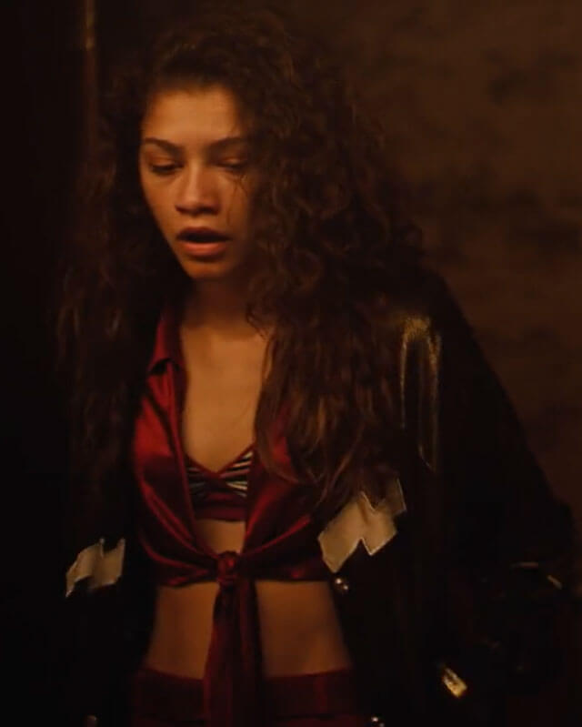 Euphoria Zendaya Bomber Leather Jacket