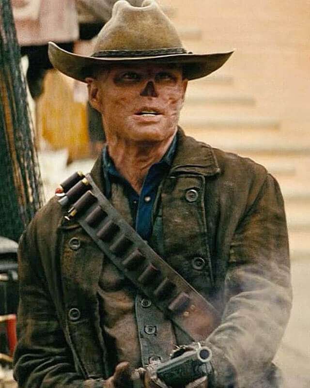 Fallout The Ghoul Brown Leather Vest