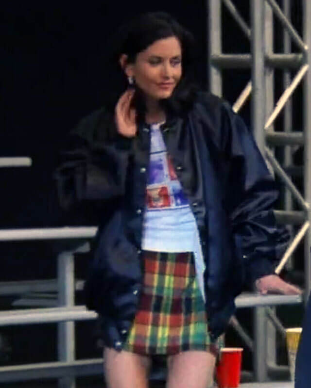 Friends S03 Monica Oversized Leather Jacket
