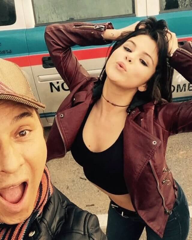 Selena Gomez Fundamentals of Caring Maroon Leather Jacket