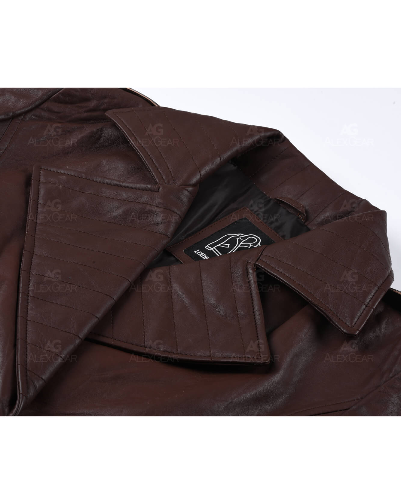 Gambit Brown Leather Coat