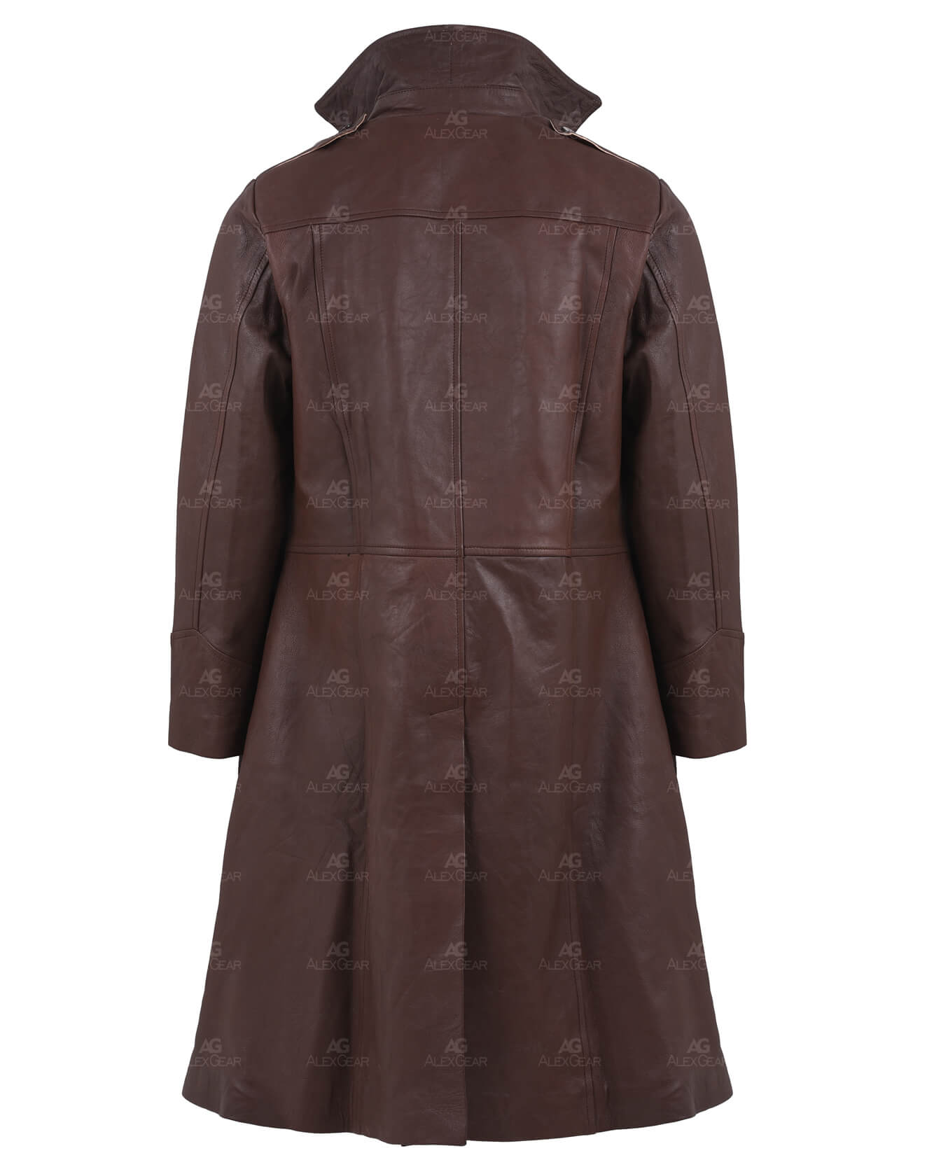 Gambit Brown Leather Coat